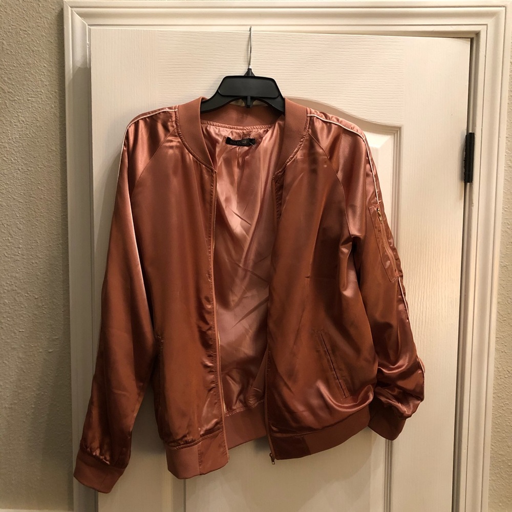 Rose Gold Gold Bomber